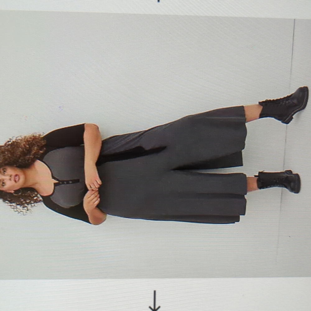 Gray and black Torrid Romper sz 4